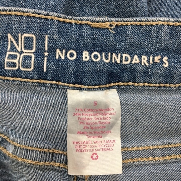 No Boundaries High Rise Light Blue Denim Stretch Soft Skinny Jeans - Picture 7 of 15